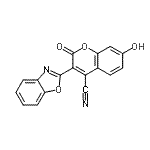 CAS#: 90146-01-3, 3-(1,3-Benzoxazol-2-yl)-7-hydroxy-2-oxo-2H-chromene-4-carbonitrile
