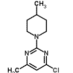 CAS#: 901586-56-9, 4-Chloro-6-methyl-2-(4-methyl-1-piperidinyl)pyrimidine