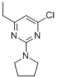 CAS 登录号：901586-62-7， 4-氯-6-乙基-2-(1-吡咯烷基)嘧啶