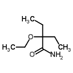 CAS#: 90227-20-6, 2-Ethoxy-2-ethylbutanamide