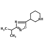 CAS#: 902837-19-8, 3-(3-Isopropyl-1,2,4-oxadiazol-5-yl)piperidine