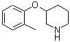 CAS#: 902837-28-9, 3-(2-Methylphenoxy)piperidine