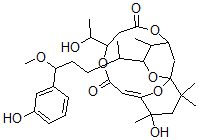 CAS#: 90359-06-1, 17-Debromo-2,3-didehydro-3-deoxy-4-hydroxyaplysiatoxin
