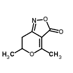 CAS#: 90362-03-1, 4,6-Dimethyl-6,7-dihydro-3H-pyrano[4,3-c][1,2]oxazol-3-one