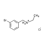 CAS#: 90389-53-0, N-(3-Bromobenzyl)ethanamine hydrochloride (1:1)