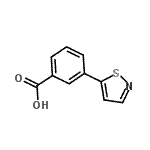 CAS#: 904085-98-9, 3-isothiazol-5-ylbenzoic acid
