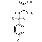 CAS 登录号：90410-27-8， N-[(4-氯苯基)磺酰基]丙氨酸