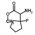 CAS#: 90428-04-9, Methyl amino(1-fluorocyclopentyl)acetate