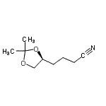 CAS 登录号：90472-95-0， 4-[(4S)-2,2-二甲基-1,3-二氧戊环-4-基]丁腈