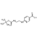 CAS#: 904815-08-3, 6-{[2-({[(2-Methyl-2-propanyl)oxy]carbonyl}amino)ethyl]amino}nicotinic acid