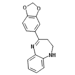 CAS#: 904815-46-9, 4-(1,3-Benzodioxol-5-yl)-2,3-dihydro-1H-1,5-benzodiazepine