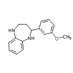 CAS#: 904815-76-5, 2-(3-Methoxyphenyl)-2,3,4,5-tetrahydro-1H-1,5-benzodiazepine