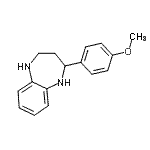 CAS#: 904815-83-4, 2-(4-Methoxyphenyl)-2,3,4,5-tetrahydro-1H-1,5-benzodiazepine