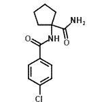 CAS#: 904816-29-1, N-(1-Carbamoylcyclopentyl)-4-chlorobenzamide