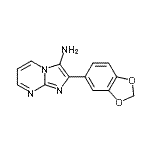 CAS#: 904816-36-0, 2-(1,3-Benzodioxol-5-yl)imidazo[1,2-a]pyrimidin-3-amine
