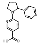 CAS#: 904817-40-9, 6-[2-(4-Pyridinyl)-1-pyrrolidinyl]nicotinic acid