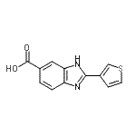 CAS#: 904817-95-4, 2-(3-Thienyl)-1H-benzimidazole-6-carboxylic acid