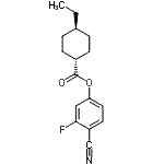 CAS#: 90525-56-7, 4-Cyano-3-fluorophenyl trans-4-ethylcyclohexanecarboxylate