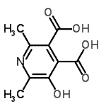 CAS#: 90564-35-5, 5-Hydroxy-2,6-dimethyl-3,4-pyridinedicarboxylic acid