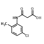 CAS#: 905811-05-4, 3-[(5-Chloro-2-methylphenyl)amino]-3-oxopropanoic acid