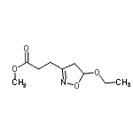 CAS#: 90609-31-7, Methyl 3-(5-ethoxy-4,5-dihydro-1,2-oxazol-3-yl)propanoate