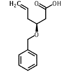 CAS 登录号：906453-97-2， (3S)-3-(苄氧基)-5-己烯酸