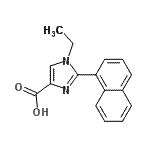 CAS#: 906477-11-0, 1-Ethyl-2-(1-naphthyl)-1H-imidazole-4-carboxylic acid
