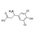 CAS#: 90650-28-5, 3-amino-3-(3,5-dichloro-4-hydroxy-phenyl)propanoic acid