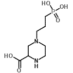 CAS#: 9075-64-3, 4-(3-Phosphonopropyl)-2-piperazinecarboxylic acid