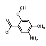 CAS#: 90763-49-8, 5-Amino-2-methoxy-4-methylbenzoyl chloride