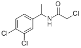 CAS 登录号：90793-96-7， 2-氯-N-[1-(3,4-二氯苯基)乙基]乙酰胺