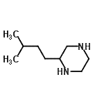CAS#: 90796-46-6, 2-(3-Methylbutyl)piperazine