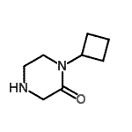 CAS#: 907972-26-3, 1-Cyclobutyl-2-piperazinone