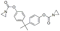 CAS 登录号：908-82-7， 1-氮丙啶羧酸 (1-甲基乙亚基)二-4,1-亚苯基酯