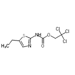 CAS#: 908267-49-2, 2,2,2-Trichloroethyl (5-ethyl-1,3-thiazol-2-yl)carbamate