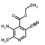 CAS#: 90840-50-9, Ethyl 3-amino-5-cyano-2-methylisonicotinate