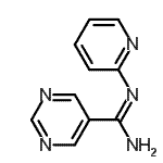 CAS 登录号：90844-40-9， N-(2-吡啶基)-5-嘧啶甲脒