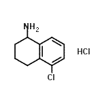 CAS#: 90869-51-5, 5-Chloro-1,2,3,4-tetrahydro-1-naphthalenamine hydrochloride (1:1)