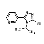 CAS#: 90871-42-4, 4-Isopropyl-5-(3-pyridinyl)-2,4-dihydro-3H-1,2,4-triazole-3-thione