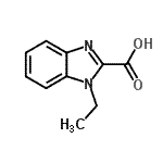CAS#: 90915-17-6, 1-Ethyl-1H-benzimidazole-2-carboxylic acid