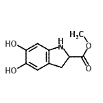 CAS#: 90922-83-1, Methyl 5,6-dihydroxy-2-indolinecarboxylate
