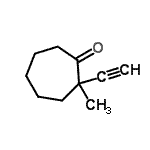 CAS#: 90925-08-9, 2-Ethynyl-2-methylcycloheptanone