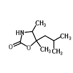 CAS#: 90950-40-6, 5-Isobutyl-4,5-dimethyl-1,3-oxazolidin-2-one