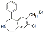 CAS#: 90955-43-4, 8-Chloro-2,3,4,5-tetrahydro-5-phenyl-1H-3-benzazepin-7-ol hydrobromide