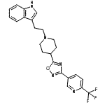 CAS#: 909662-53-9, 3-[2-(4-{3-[6-(Trifluoromethyl)-3-pyridinyl]-1,2,4-oxadiazol-5-yl}-1-piperidinyl)ethyl]-1H-indole