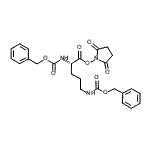 CAS#: 90970-61-9, 2,5-Dioxo-1-pyrrolidinyl N<sup>2</sup>,N<sup>5</sup>-bis[(benzyloxy)carbonyl]-L-ornithinate