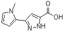 CAS#: 909858-38-4, 3-(1-Methyl-1H-pyrrol-2-yl)-1H-pyrazole-5-carboxylic acid