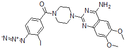 CAS 登录号：90990-97-9， Azidoprazosin