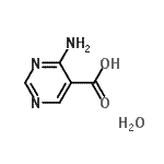 CAS#: 90993-92-3, 4-Amino-5-pyrimidinecarboxylic acid hydrate (1:1)