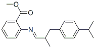 CAS#: 91-50-9, Methyl 2-[[2-methyl-3-[4-(1-methylethyl)phenyl]propylidene]amino]benzoate
